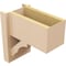Ekena Millwork 8-in W x 14-in D x 14-in H Balboa Block Rough Cedar Woodgrain TimberThane Outlooker, Primed Tan OUTUR080X14X14BOA44RCPR - alternate 6